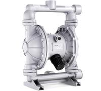 VEVOR Air Operated Double Diaphragm Pump, 44GPM, Max 115PSI Air Waste Oil Pneumatic Transfer Pump with 2 Extra Diaphragms, 1-1/2 inch Inlet & Outlet Aluminum Alloy Diaphragm Pump for Diesel Grease Oil