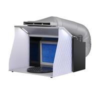 VEVOR Airbrush Paint Booth 405x330 x 355mm, Acrylic, Grey and Black, Medium