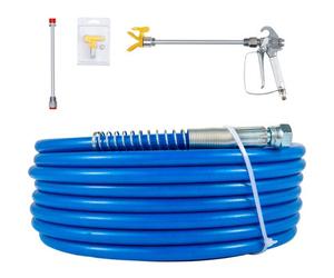 Vevor Airless Coating Applicator Hose Kit, 50Ft 3600 Psi High Pressure Fiber Tube With 8 Inch Extension Rod Pole