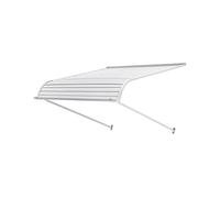 VEVOR Aluminum Awning 40 x 42 in, Durable Window Awning Door Canopy, Lightweight and Stable Aluminum Exterior Awnings Rain Snow Sunlight Protection for Door Entrance Windows Patio Porch