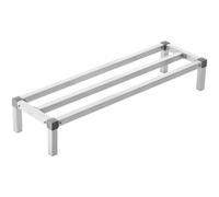 VEVOR Aluminum Dunnage Rack, 48” x 14” Commercial Food Floor Rack, 8” Off the Floor, 1000 lbs Capacity All-Welded Aluminum Storage Rack, for Storage in Restaurants, Kitchens, Garages and Vehicles