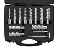 VEVOR Annular Cutter Set HSS Magnetic Drill Bits 13 PCS Weldon Shank 2" Depth