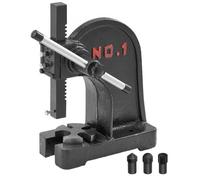 VEVOR Arbor Press, 1 Ton Manual Arbor Press, 15 cm Maximum Height, Cast Iron Heavy-duty Manual Desktop Arbor Press, Precision Hand Press for Stamping,