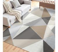 VEVOR Area Rug, 5 x 7 ft Large Washable Rug, Non-Slip and Tear-Resistant Soft Carpet, Pet & Child Friendly Modern Area Rugs, Indoor Mat for Bedroom, Living Room, Kids Room, Entryway, Charcoal Gray
