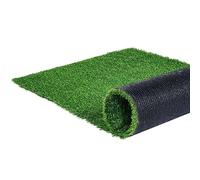 VEVOR Artifical Grass, 5 x 10 ft Rug Green Turf, 1.38" Fake Door Mat Outdoor Patio Lawn Decoration, Easy to Clean with Drainage Holes, Perfect for Multi-Purpose Home Indoor Entryway Scraper Dog Mats