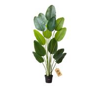 VEVOR Artificial Bird of Paradise 1829 mm Tall, Fake Tropical Plants with with 13 Trunks & White Pot, Faux Floor Silk Tree, Large Trees for Home Office Living Room Decor House Warming, Indoor Outdoor