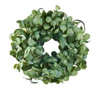 VEVOR Artificial Decorative Wreath, 26 in, Green, Decorated with Eucalyptus Leaves, Berries, Thorny Stems, Year Round Wreath for All Seasons Indoor and Outdoor Home Wall Window Festival Decorations