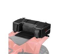 VEVOR ATV Rear Storage Bag, 60L ATV Rear Cargo Gear Bag with Backrest & Waterproof Cover, Fit Most ATVs with Rear Racks, Compatible with ATVs, UTV, Can-Am Vehicle