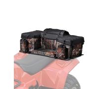 VEVOR ATV Rear Storage Bag, 68L ATV Rear Cargo Bag with Sponge Seat Cushion & Bottle Holder, 600D Oxford Cloth Storage Rack Seat Fit Most with Rack, Compatible, UTV, Can-Am