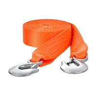 VEVOR ATV Tow Strap with Hooks 2-inch x 20-Foot 17000 lbs Capacity Durable Recovery Rope with Security Hooks for Trucks and Vehicles Essential To