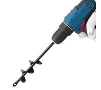 VEVOR Auger Drill Bit for Planting, Ø1.57" x 8.67" Spiral Drill Bit, for 3/8'' Hex Drive Drills, Heavy Duty Bulb Planter Tool, Hole Drilling Attachments for Garden Post Hole Digger Fence Digging