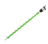 VEVOR Auger Drill Bit for Planting, Ø2.36" x 31.1" Spiral Drill Bit, Compatible with 0.78" ID Drive Drills, Heavy Duty Bulb Planter Tool, Post Hole Drilling Attachments for Garden Digger Fence