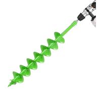 VEVOR Auger Drill Bit for Planting, Ø4.72" x 31.1" Spiral Drill Bit, Compatible with 0.78" ID Drive Drills, Heavy Duty Bulb Planter Tool, Post Hole Drilling Attachments for Garden Digger Fence