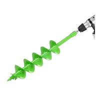 VEVOR Auger Drill Bit for Planting, Ø5.91" x 31.5" Spiral Drill Bit, Compatible with 0.78" ID Drive Drills, Heavy Duty Bulb Planter Tool, Post Hole Drilling Attachments for Garden Digger Fence
