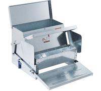 VEVOR Automatic Chicken Feeder, 11.3kg Capacity Feeds 10 Chickens up to 11 Days, Galvanized Steel Poultry Feeder