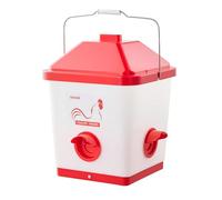 VEVOR Automatic Chicken Feeder, 40lb Capacity, Large Gravity Hanging Poultry Feeder with Handle, No Waste, Waterproof Design, 3 Feeding Ports, Indoor or