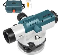 VEVOR Automatic Optical Level, 24X, 40 mm Aperture Auto Level Kit with Magnetic Dampened Compensator and Transport Lock, Height Distance Angle Measuring Tool w/Hard Plastic Case, IP54 Waterproof
