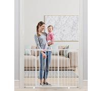 VEVOR Baby Gate, 26-48 Inches Adjustable Width, 36 Inches High Dog Gate, Easy Step Walk Thru, for Child Pet Security, Pressure Mount Kit, Wall Cups,