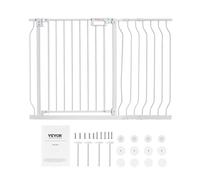 VEVOR Baby Gate, 29.5"-48.4" Extra Wide, 30" High, Dog Gate for Stairs Doorways and House, Easy Step Walk Thru Auto Close Child Gate Pet Security Gate