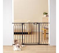 VEVOR Baby Gate, 29.5"-53" Extra Wide, 30" High, Dog Gate for Stairs Doorways and House, Easy Step Walk Thru Auto Close Child Gate Pet Security Gate w