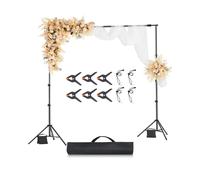 VEVOR Backdrop Stand Background Stand Kit with 2 Tripod for Party & Photo Studio