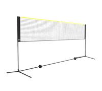 VEVOR Badminton Net, Height Adjustable Volleyball Net, 14ft Wide Foldable Pickleball Net, Portable Easy Setup Tennis Net Set with Poles, Stand and Car