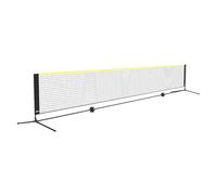 VEVOR Badminton Net, Height Adjustable Volleyball Net, 20ft Wide Foldable Pickleball Net, Portable Tennis Net Set with Poles, Stand, Bag, Rackets, Nylon Shuttlecocks,Backyard Indoor Outdoor Use