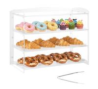 VEVOR Bakery Display Case, 3-Tier Comm. Countertop Pastry Display Case