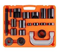 VEVOR Ball Joint Press Kit, 21 pcsTool Kit, C-press Ball joint Remove and Install Tools, for Most 2WD and 4WD Cars, Heavy Duty Ball Joint Repair Kit for Automotive Repairing