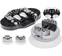 VEVOR Ball Vise 3" Engraving Setting Tool 360°Rotation Professional Ball Vise 30 PCS Attachment Jewelry Engraving Block Tools Standard Block (3inch), Black