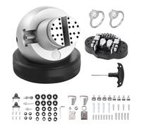Vevor WNXZSZYHDGHJQ1VD3V0 Ball Vise, 5 in. Engraving Setting Tool, 360 deg Rotation Engraving Block Vise - 69 Piece