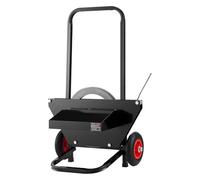 VEVOR Banding Strapping Cart, Fit for Steel Strapping Coils with 600 mm Core Outer Size, Heavy Duty Strapping Dispenser with Rubber Wheels, Suitable for Factory, Warehouse, Loading Area