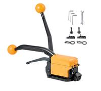 Vevor Banding Strapping Kit, Heavy Duty A3 Steel Banding Sealer Tool With Adjustable Width, Metal Pallet Packaging Kit