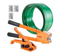 Vevor Banding Strapping Kit, Heavy Duty Banding Sealer Tool With 305 M Length Pet Band, For Warehouse/shipping