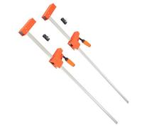 Vevor Bar Clamps 2-Pk 50" Parallel F-Clamp 1100Lbs Even Pressure Plastic Carbon Steel Woodworking