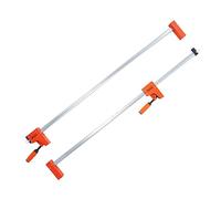 VEVOR Bar Clamps for Woodworking, 2-Pack 50" Parallel Clamp Set, F Clamp with 1100 lbs Load Limit, Even Pressure, High-Strength Plastic and Carbon Steel, Wood Clamps for Woodworking Metal Working