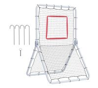 VEVOR Baseball and Softball Rebounder Net, 3.5 x 6 ft PitchBack Baseball Pitching Nest, Softball Pitchback Net, Fielding Trainer, Bounce Back Net for Fielding/Throwing Practice, 5 Adjustable Angles