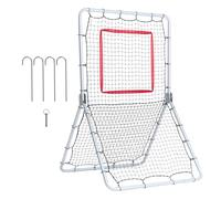 VEVOR Baseball and Softball Rebounder Net, 3.5 x 6 ft PitchBack Baseball Pitching Nest, Softball Pitchback Net, Fielding Trainer, Bounce Back Net for Fielding/Throwing Practice, 5 Adjustable Angles