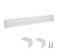 VEVOR Baseboard Heater Covers, Premium Series 1527 mm Standard Electric Heating Unit Front Cover for Home Improvement, Heavy-duty Steel, Easy Installation for Bedroom Replacing Old Cover, White