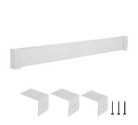 VEVOR Baseboard Heater Covers, Premium Series 1832 mm Standard Electric Heating Unit Front Cover for Home Improvement, Heavy-duty Steel, Easy Installation for Bedroom Replacing Old Cover, White