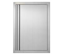 VEVOR BBQ Access Door, 432x610 mm Single Outdoor Kitchen Door, Stainless Steel Flush Mount Door, Wall Vertical Door with Recessed Handle, for BBQ Isla
