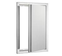 VEVOR BBQ Access Door - 432x610 mm Single Vertical Kitchen Door, Stainless Steel Flush Mount with Recessed Handle for Grilling Station