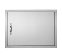 VEVOR BBQ Access Door, 685x508 mm Single Outdoor Kitchen Door, Stainless Steel Flush Mount Door, Wall Vertical Door with Handle, for BBQ Island, Grill