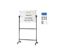 Vevor BBYCDL3624ABSW8OMV0 36 x 24 in. Rolling Magnetic Whiteboard
