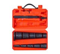 VEVOR Bearing Press Kit, 52 Pcs, Bearing Race and Seal Driver Set with 49 Bushings and Handle Shaft, Bushing Driver Tool Set, Heavy Duty Carbon Steel Removal Installation Tool Kit with Storage Case