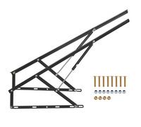 VEVOR Bed Lift, 59x71 in Compatible Bed Size 154 lbs Load Bearing, DIY Wall Bed Mechanical Hardware Kit Vertical Deluxe, Pneumatic Lever Heavy Duty Be