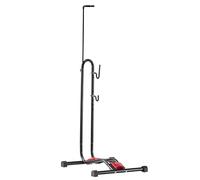 VEVOR Bike Rack, Upright Bike Stand Floor for 16 to 27.5 Inch Mountain & Road Bikes, Vertical & Horizontal Bicycle Stand for Secure Parking and Storage in Garage, Truck Bed, Indoor, Outdoor, Black