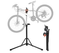 VEVOR Bike Repair Stand, 66 lbs Heavy-duty Aluminum Bicycle Repair Stand, Adjustable Height Bike Maintenance Workstand with Magnetic Tool Tray Telescopic Arm, for Home, Shops