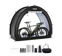 VEVOR Bike Storage Tent, 1 to 2 Bikes, Outdoor Spacious Bike Storage Tent with Ventilated Window, Waterproof Fan-Shaped Bike Tent with High Strength F