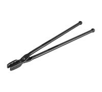 VEVOR Blacksmith Wolf Jaw Tongs, 18” Carbon Steel Forge Tongs with A3 Steel Rivets, for Horseshoes, Curved Shapes, Block Forgings, for Blacksmiths and Bladesmiths